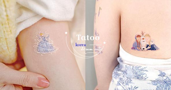 爸爸媽媽我要紋身！韓國「夢幻系」彩色刺青特輯！小花束、電影主角，連家庭照都超唯美！