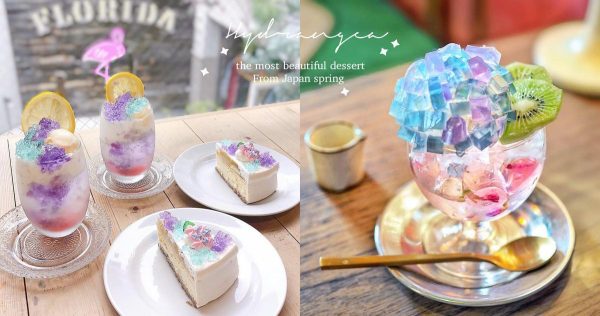 日本大探索！盤點日本5家「夢幻繡球花甜點店」清涼舒爽的通透甜點，在光線下顯得格外璀璨耀眼！