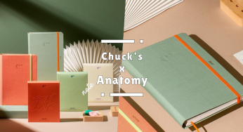 Calling all the Motherchuckers! Chuck’s 联名 Anatomy推出质感限量手帐笔记