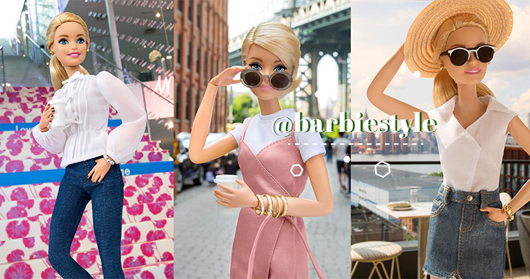 Barbie也有自己的Instagram！超时髦每日穿搭分享，简直真人版的穿搭博主