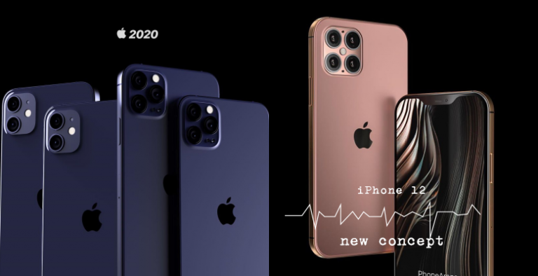 iPhone 12全新概念图公开！绝美新色「海军蓝」、「玫瑰粉」登场！