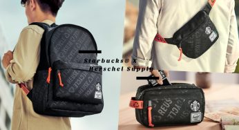 Starbucks X Herschel Supply Co.推限量联名款！结合环保、时尚的高品质包包和杯！