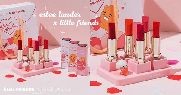 这是什么神奇组合！「Estee Lauder X little Friends」推出超萌积木唇膏！