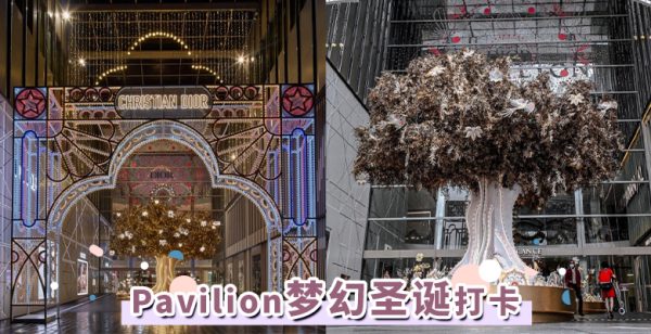 圣诞节最期待Pavilion装置！与Christian Dior合作，打造浪漫拱门宛如置身童话世界！