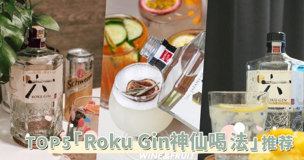 小酒鬼的快乐配方！TOP5「Roku Gin神仙喝法」推荐，聚会Party特调搞起来！