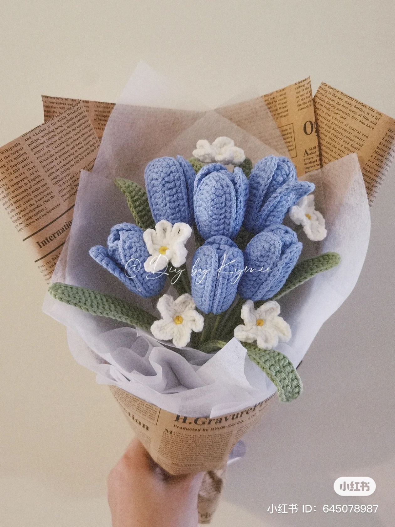 【七夕特辑】送另一半一束仙气「针织花束」!永生花唯美编织象征永不凋谢的爱情